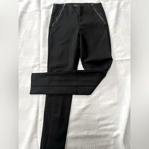 Theory Skinny Pant. Zip Accents